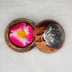 Hand carved decorative floral scented soap